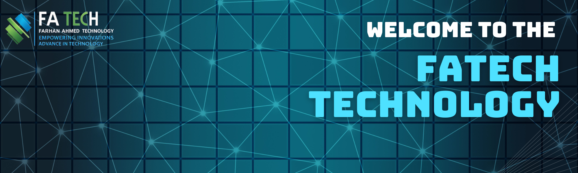 Blue Geometric Technology LinkedIn Banner